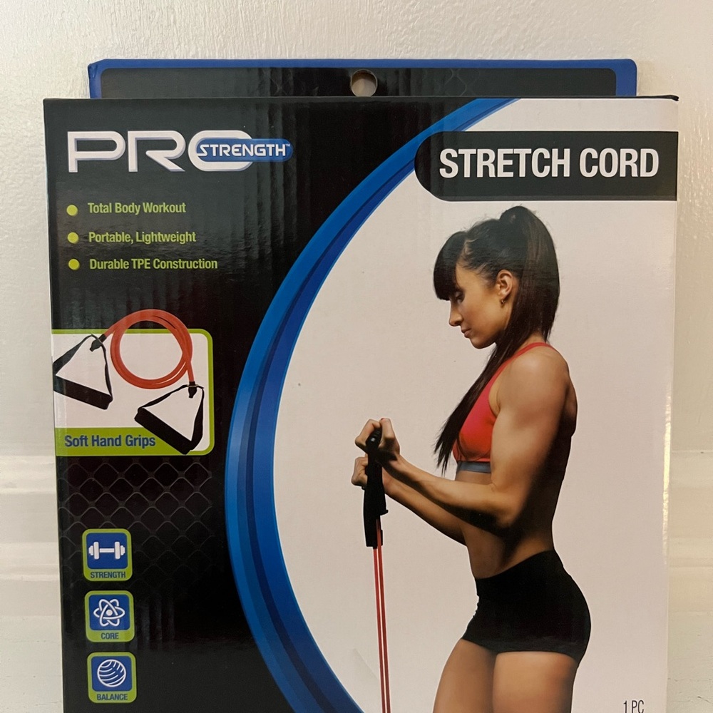 Pro Strength Stretch Cord with Soft Hand Grips